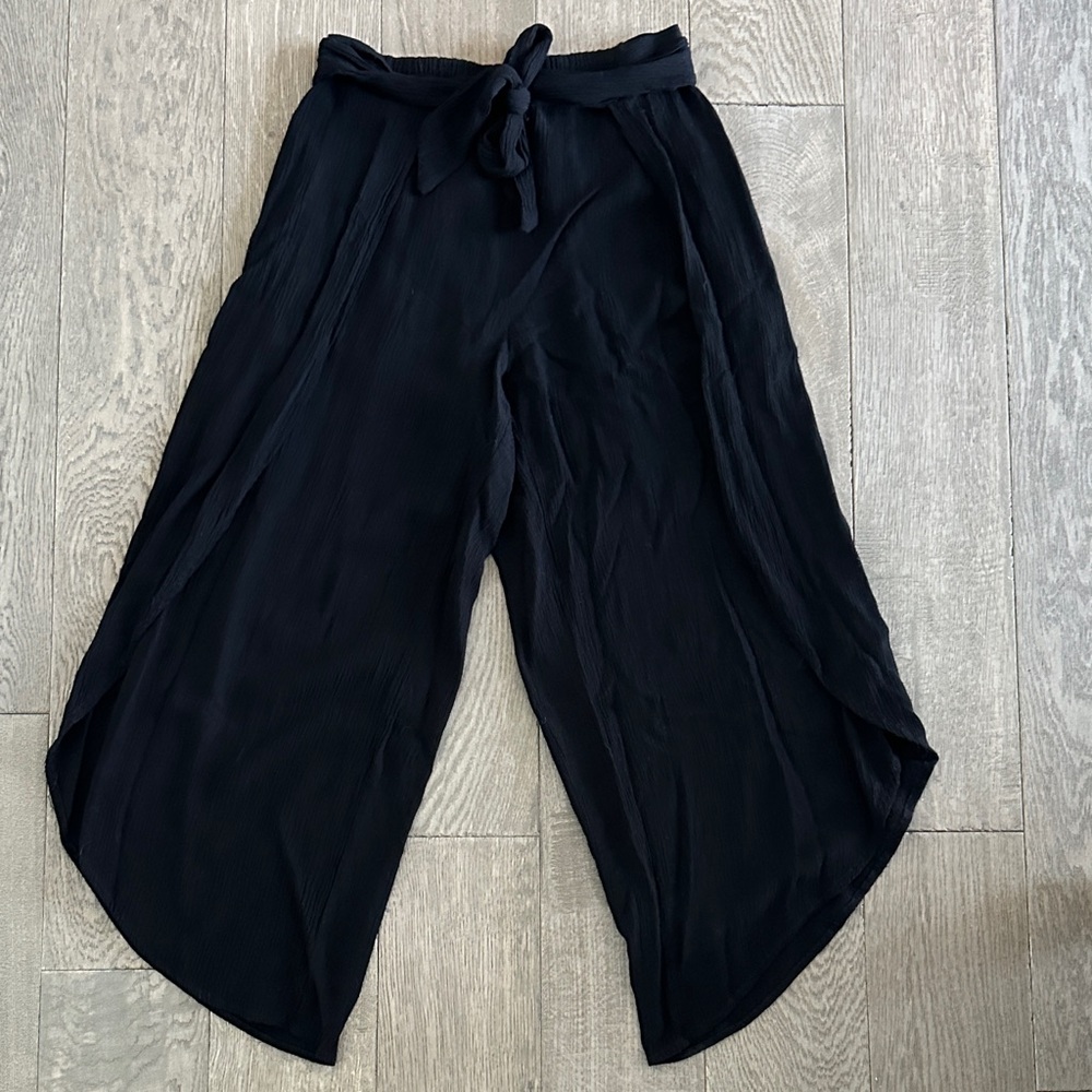 American Rag Black Wide-Leg Pants High Waisted